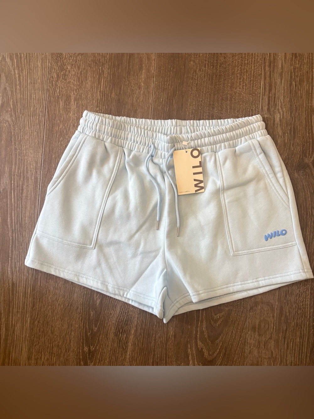 Wilo the Label Jog Short - Size Large NEW! Light Blue